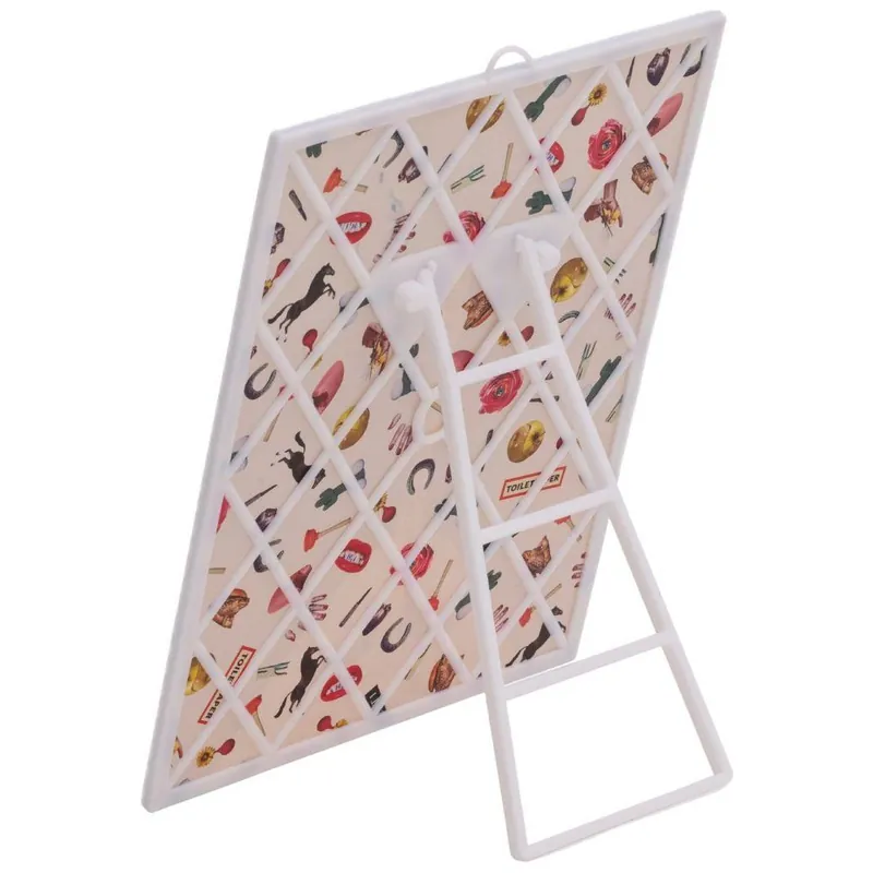 Bezpieczne zakupy Lusterko stojące TOILETPAPER DRILL 17,5 x 23 cm, Seletti