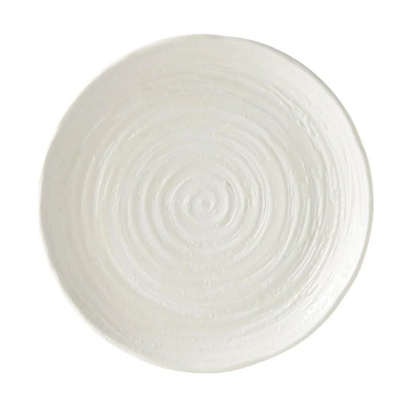 Kup online Talerz obiadowy WHITE SPIRAL, 29,5 cm, biały, MIJ