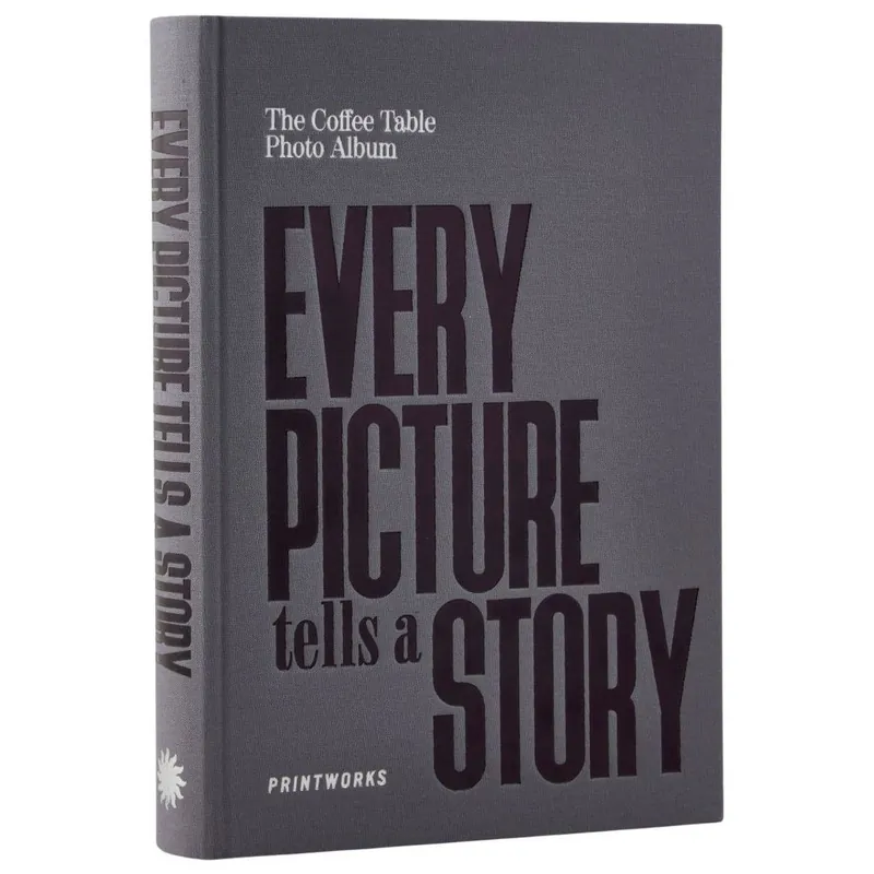 Album na zdjęcia EVERY PICTURE TELLS A STORY, szary, Printworks Zamów dziś
