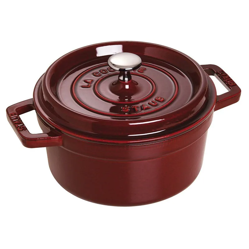 Darmowy zwrot Garnek 22 cm, grenadyna, żeliwo, Staub