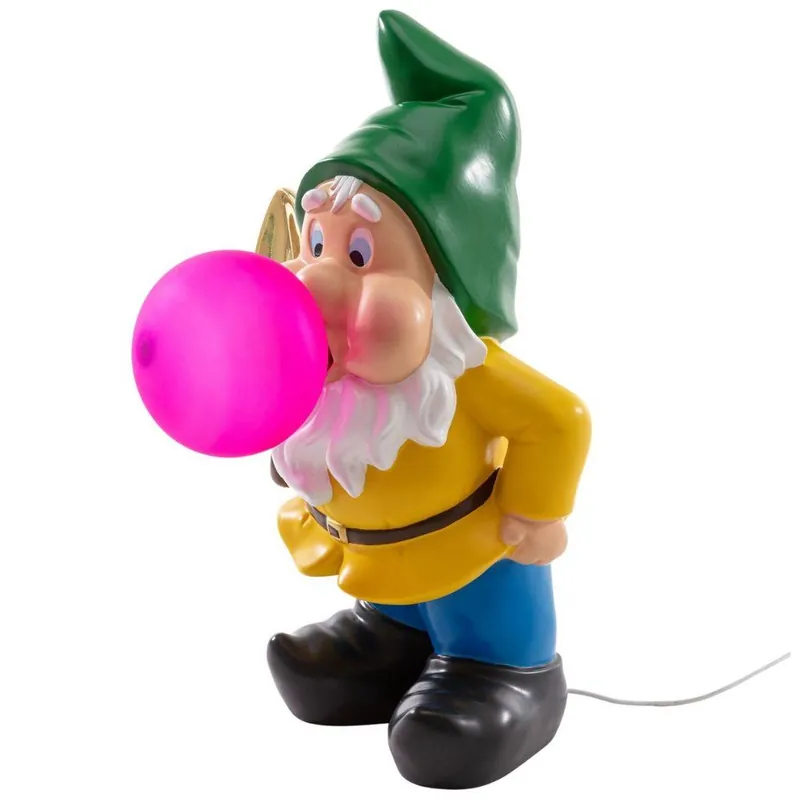 Lampka stołowa GUMMY WORKING 42 cm, wielokolorowa, żywica, Seletti Bezpieczne zakupy
