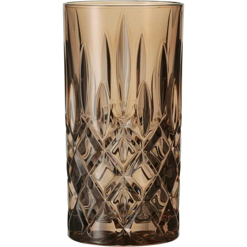 Do wyczerpania zapasów Szklanki do long drinków NOBLESSE COLORS 395 ml, zestaw 2 sztuk, tytoń, Nachtmann
