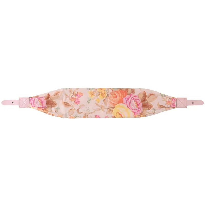 Pasek FLOWER PINK 95 cm, bawełniany, Polarbox Do wyczerpania zapasów