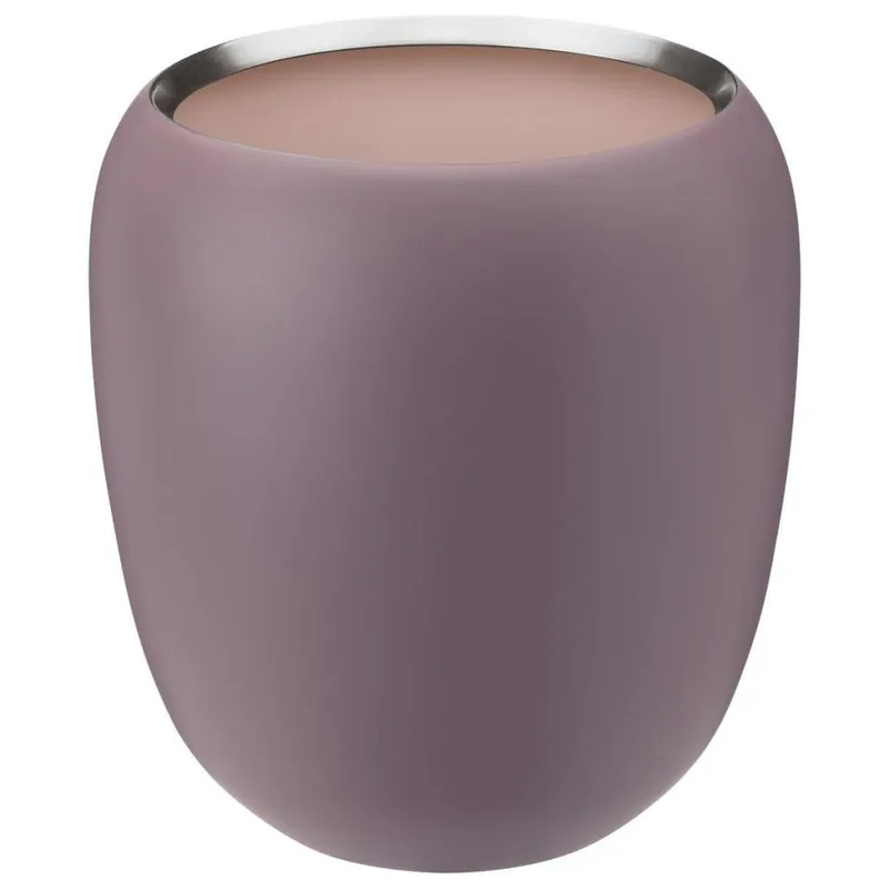Wazon ORA 18 cm, zadymiony róż, stal nierdzewna, Stelton Tylko dziś