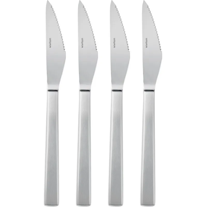 Bestseller Noże do steków MAYA 2000, zestaw 4 sztuk, srebrne, stal nierdzewna, Stelton