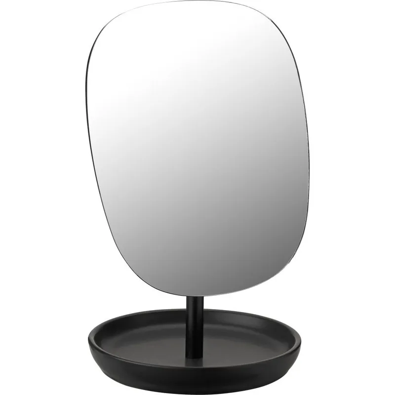 Lusterko kosmetyczne FJORD 25 cm, czarny, żelazo / kamionka, Stelton Wyprzedaż