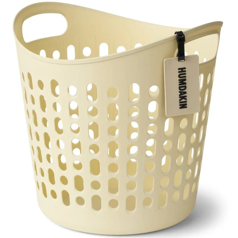 Kosz na pranie 40 cm, żółty, plastikowy, Humdakin Oferta czasowa