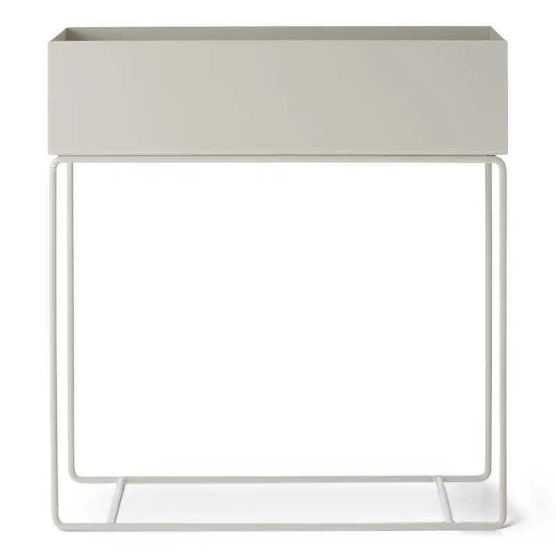Doniczka PLANT BOX 60 cm, lekki szary, żelazo, twardy LIVING Oferta