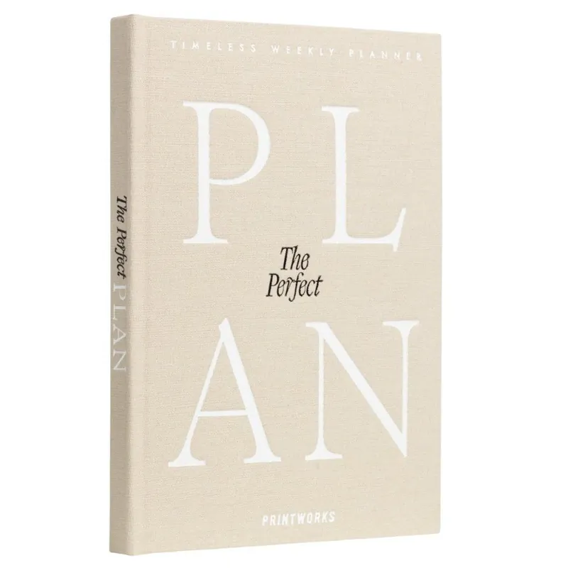 Do wyczerpania zapasów Planner THE PERFECT PLAN, beżowy, Printworks