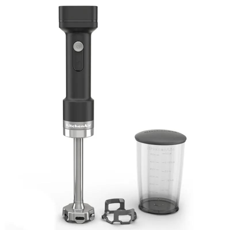 Bezpieczna płatność Blender ręczny 5KHBRV71, bezprzewodowy, z baterią, matowy czarny, KitchenAid