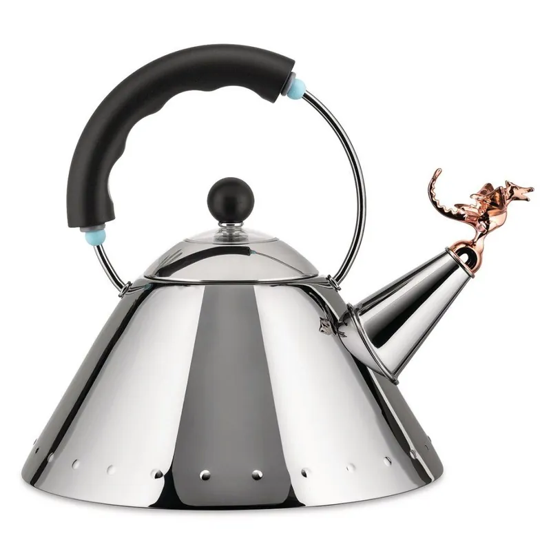 Czajnik 9093 TEA REX 2 l, srebrny / czarny, stal nierdzewna, Alessi Niska cena