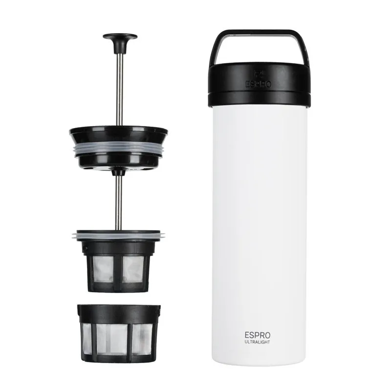Zaparzacz do kawy French press ULTRALIGHT PRESS P0 470 ml, biały, stal nierdzewna, Espro Oferta