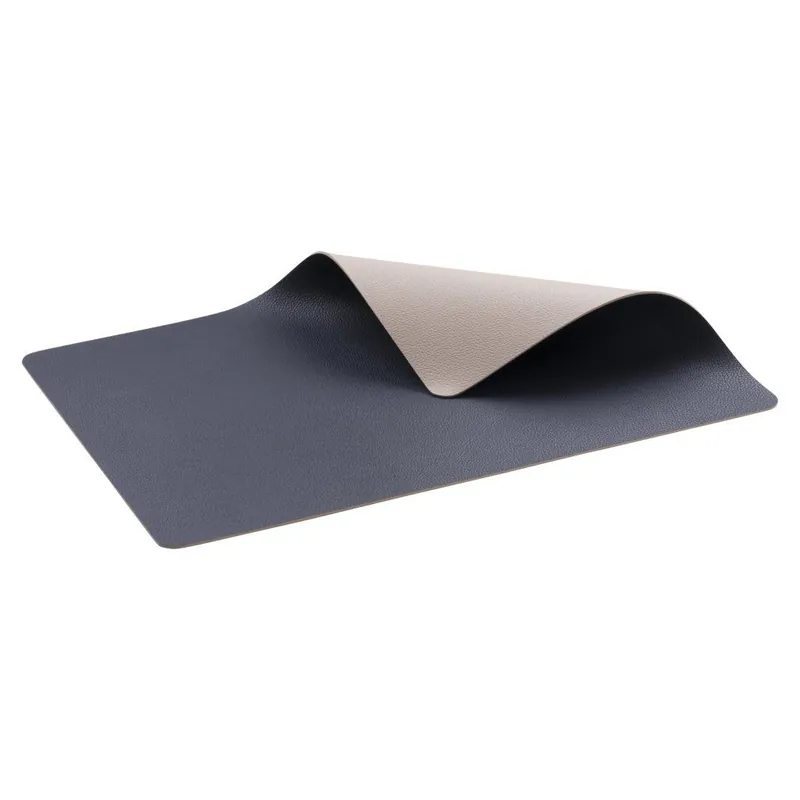 Podkładka pod talerz 46 x 33 cm, dwustronny, zestaw 4 szt., królewski niebieski / piaskowy, PVC, Bitz Bezpieczna płatność