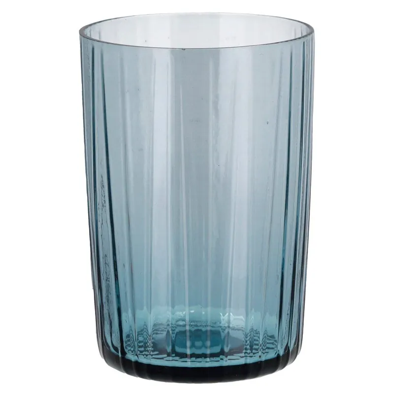 Najlepsza cena Szklanka do wody KUSINTHA 280 ml, zestaw 4 szt., niebieski, szkło, Bitz