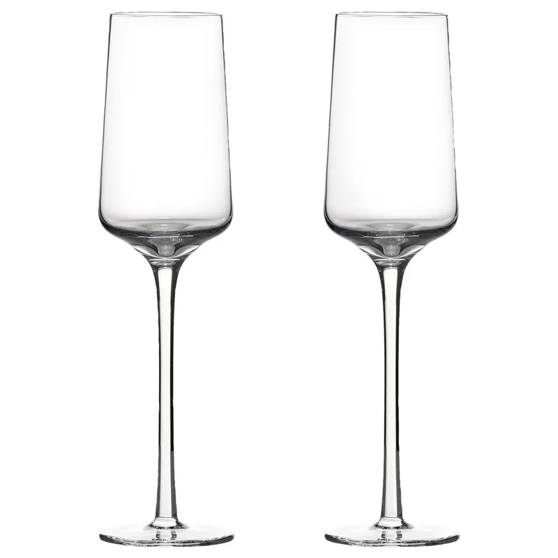 Darmowa dostawa Kieliszek do szampana ROCKS 210 ml, zestaw 2 szt., jasne, szkło, strefa Dania