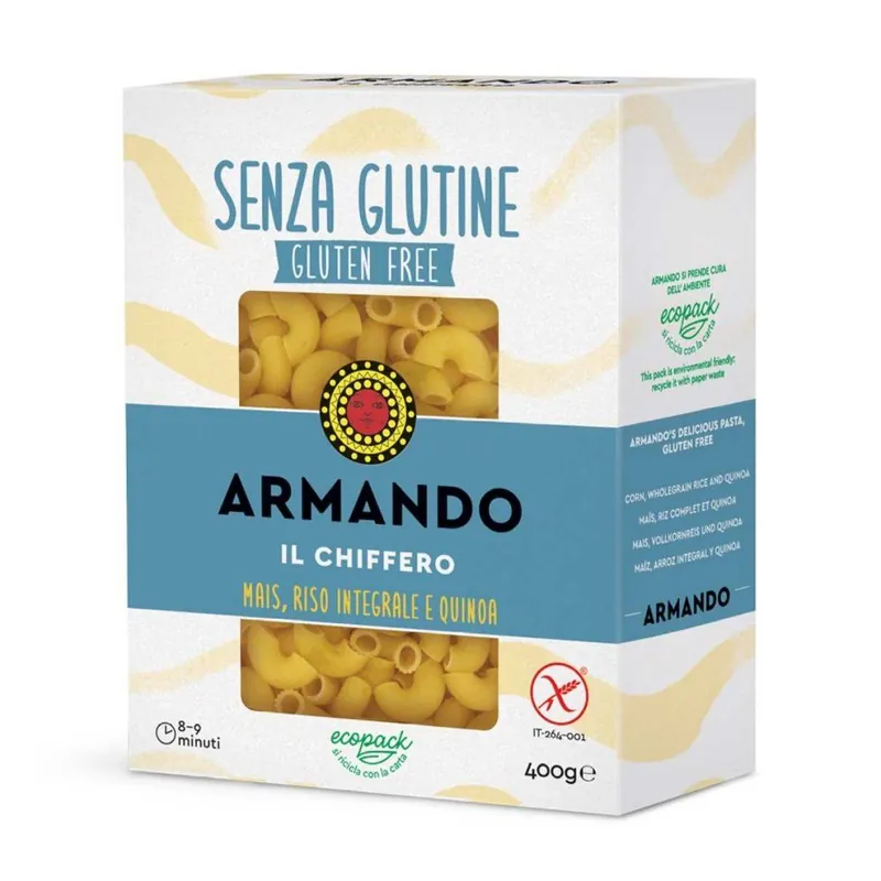 Makaron kolanka 400 g, bezglutenowy, ARMANDO Najlepsza cena