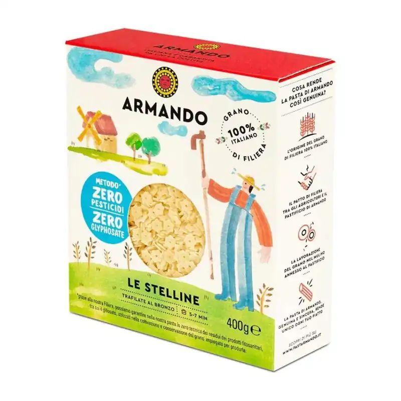 Makaron Stelline do zupy 400 g, ARMANDO Wysoka jakość