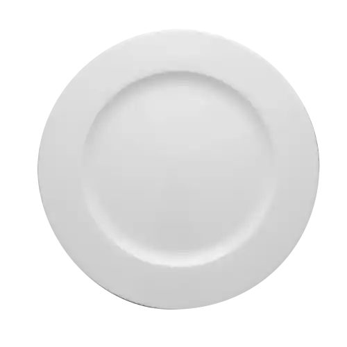LUBIANA ARCADIA Półmisek Okrągły Na Przekąski 32 cm Biały Porcelana Biała Bestseller