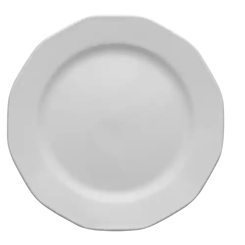 Niska cena LUBIANA MERKURY Talerz Deserowy Płytki 1 Szt. Porcelanowy 16 cm Biały