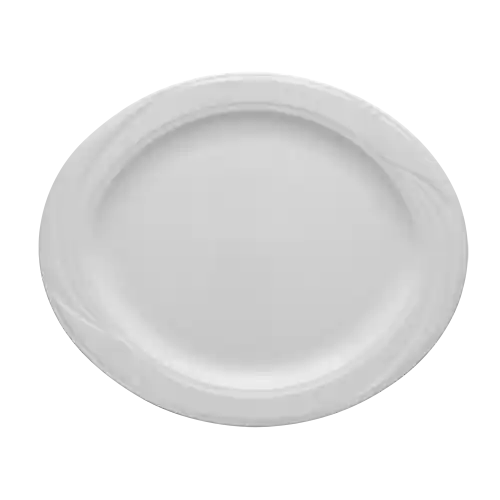 LUBIANA ARCADIA Półmisek Owalny Na Przekąski 29 cm Biały Porcelana Biała Wybór klientów