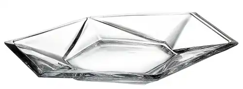 Ostatnia szansa BOHEMIA ORIGAMI Talerz 22 cm Kryształ Prezent