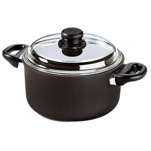 Garnek tytanowy 20 cm/12 cm/3 l z pokrywą SKK Hit cenowy