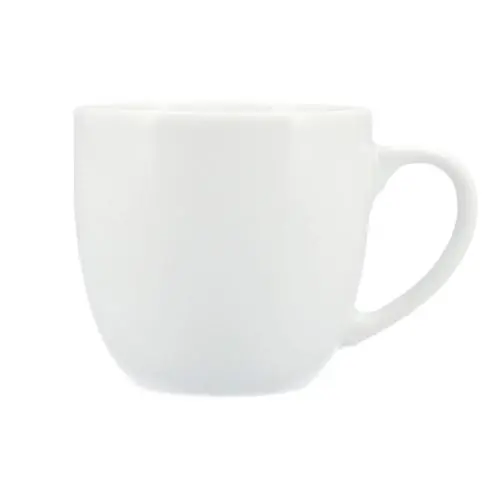 LUBIANA BILL Kubek Do Kawy Herbaty Porcelanowy Duży Biały Z Uchem 400 ml Darmowa dostawa