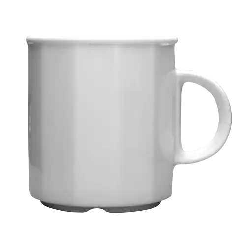 LUBIANA MERKURY Kubek Do Kawy Herbaty Porcelanowy Biały Ceramiczny 300 ml Tani