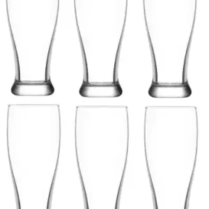 LAV BROTTO Zestaw SZKLANKI Komplet 6 Szklanek Pokali Do Piwa Kufel 330 ml Wysoka jakość
