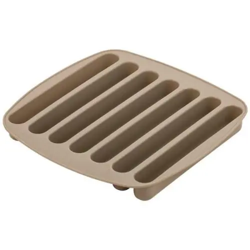 Bezpieczne zakupy Forma silikonowa do kostek lodu Podłużna Nava 16.5 cm