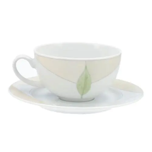 Tylko dziś LUBIANA SONIA/NADIA Filiżanka Ze Spodkiem Do Kawy Herbaty Liść 250 ml/16 cm
