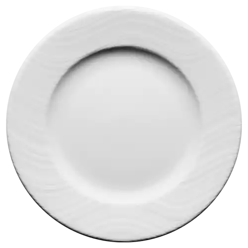 Bezpieczne zakupy LUBIANA RIVER Talerz Deserowy Płytki 1 Szt. Porcelanowy 17 cm Biały