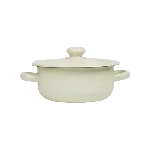 Garnek emaliowany Beżowy Emalia Rybnik 17.5 cm/1.5 l Dodaj do koszyka