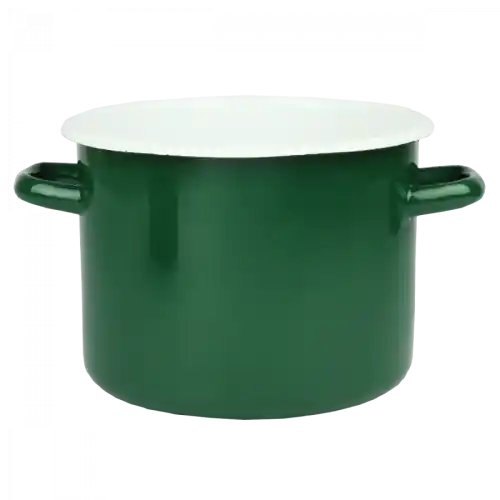 Do wyczerpania zapasów Garnek emaliowany Szmaragd Emalia Rybnik 20 cm/4.5 l