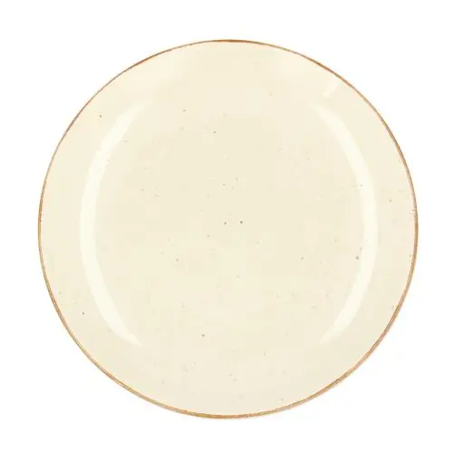 LUBIANA ART Talerz Płytki Obiadowy 28 cm kremowy Nowość