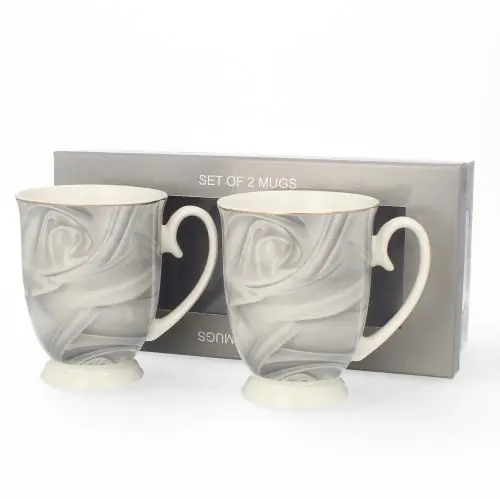2 x Kubek Porcelanowy Do Kawy Herbaty 350 ml Zestaw Na Prezent LIVELLO Sprawdź teraz