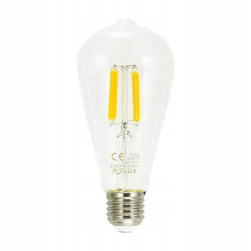 Ostatnia szansa Żarówka LED filament ozdobna ST64 7,5W E27 ciepła