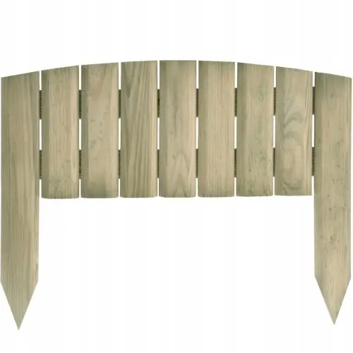 Płotek trawnikowy drewniany palisada ogrodowa 40 cm Nowy