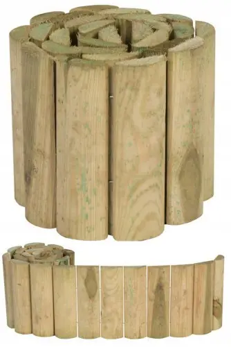 Rolborder drewniany palisada ogrodowa 4-5x15x100cm Okazja