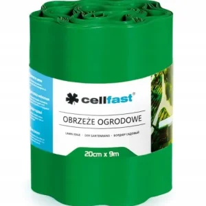 Obrzeże plastikowe zielone ogrodowe 20cm x 9m Bezpieczna płatność