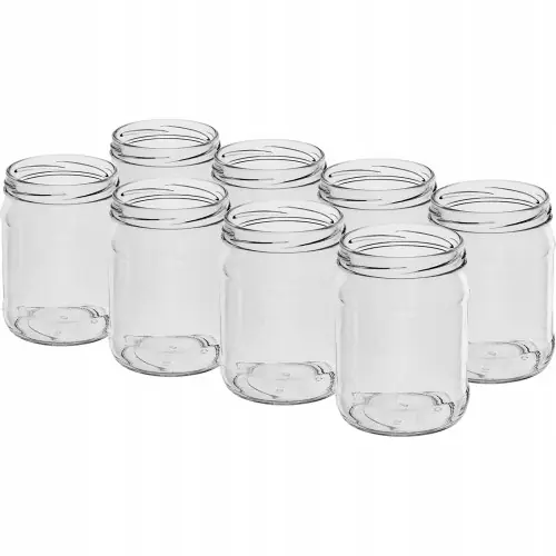 Słoik szklany TO 500 ml fi 82/6 - 8 szt. Wyjątkowa oferta