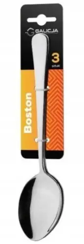 Łyżka stołowa Boston 3 szt srebrna Taniej