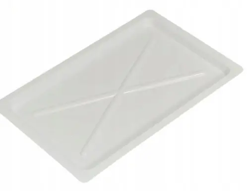 Podstawka pod suszarkę do naczyń 55x24 cm biała Wyprzedaż