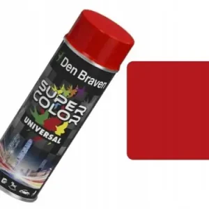 Hit sprzedaży Lakier w sprayu uniwersalny Super Color 400 ml czerwony