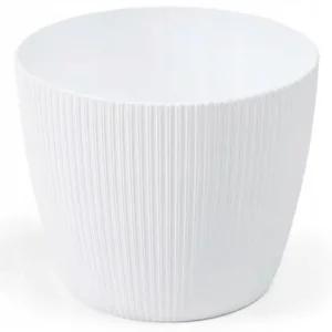 Dostępne od ręki Doniczka osłonka plastikowa biała 19 cm Magnolia Jumper