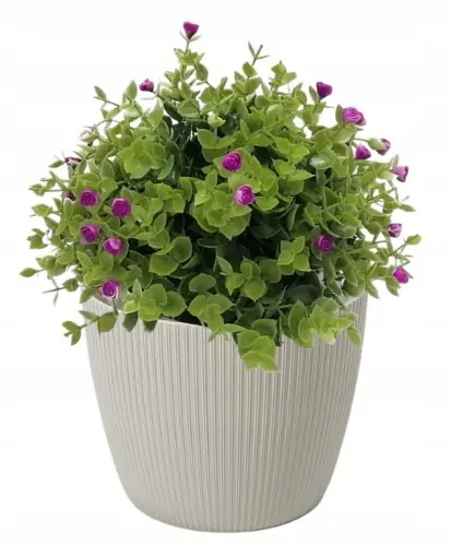 Do wyczerpania zapasów Doniczka osłonka plastikowa taupe 16 cm Magnolia Jumper