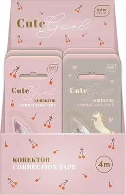 Korektor w taśmie dla dziewczynki 4 m Cute Girl Tani