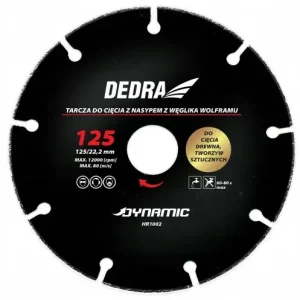 Tarcza do cięcia drewna i tworzyw z nasypem 125 x 22,2 mm Oferta