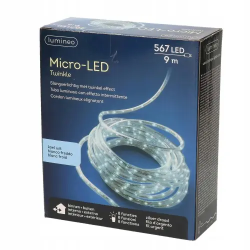 Nie przegap Lampki choinkowe świąteczne światełka 567 LED 9 m