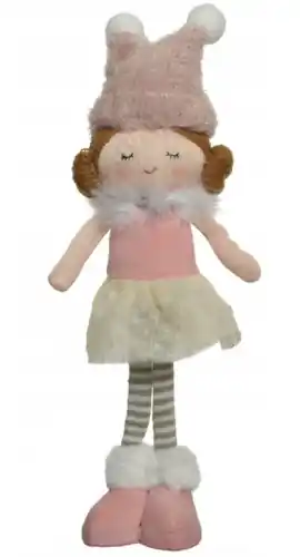 Do wyczerpania zapasów Figurka świąteczna stojąca dziewczynka 43 cm